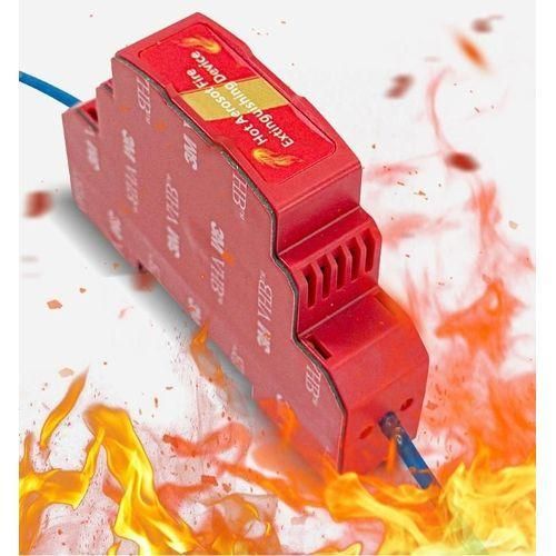 Hot Aerosol Fire Extinguishing Device for Electrical Panels