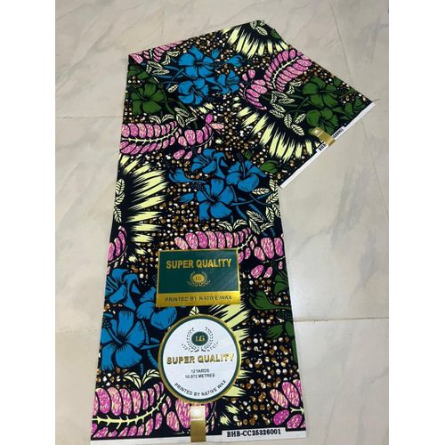 Quality Ankara Fabric Material -6yards (medium)