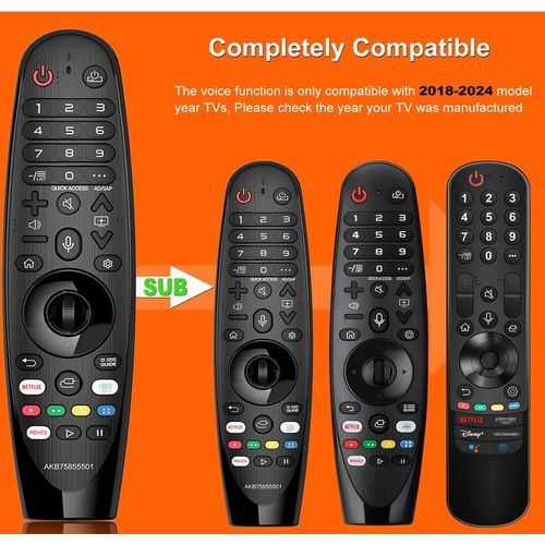 Smart Tv Replacement Remote (With Voice)