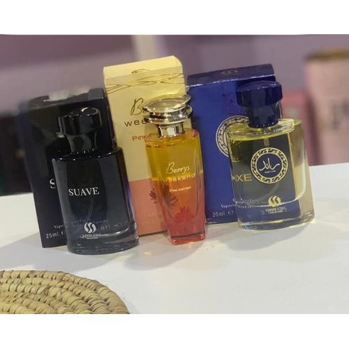 BERRY WEEKEND PINK EDITION PERFUME 30ml & LUXE 25ML & SUAVE 25ml