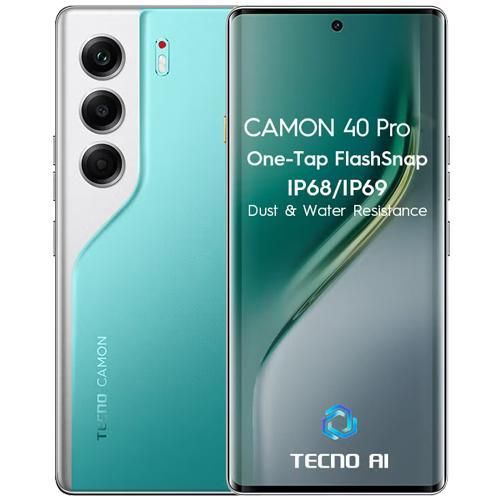 Camon 50 Pro - 6.78 (256GB ROM / 8GB+8GB RAM) 4G Dual SIM - 6150mAh - Green