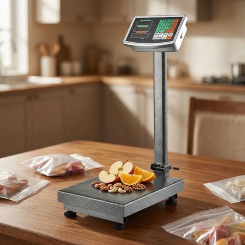 Dual Display 150kg Digital Platform Price Computing Scale: Stainless Steel Commercial Weight & Price Tally with Memory Functions for Retail & Warehouse