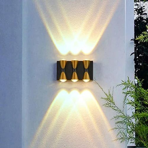 Wall Light Double Face 6 eye wall bracket Security Fence/Tv console Lights