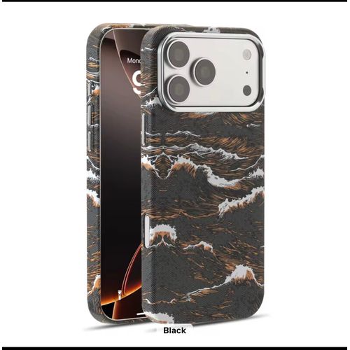 Luxury ocean wave phone case for iPhone 17 pro max