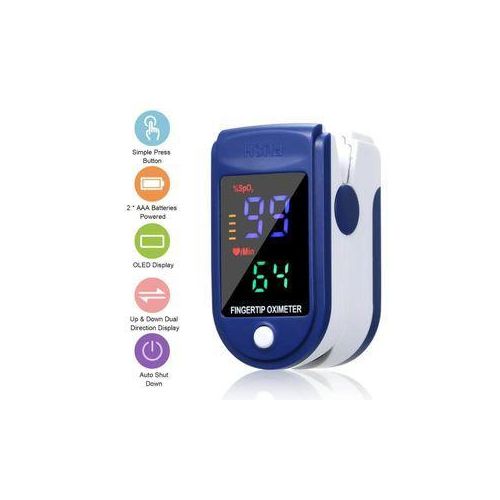 Pulse Lk87 Finger Blood Oxygen Meter Heart Rate Monitor