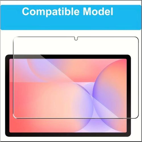 Galaxy Tab S6 Lite Tempered Glass Screen Protector - 9H Hardness, High Definition, Bubble-Free, Crystal Clear. ( TABLETS SCREEN GUARD )