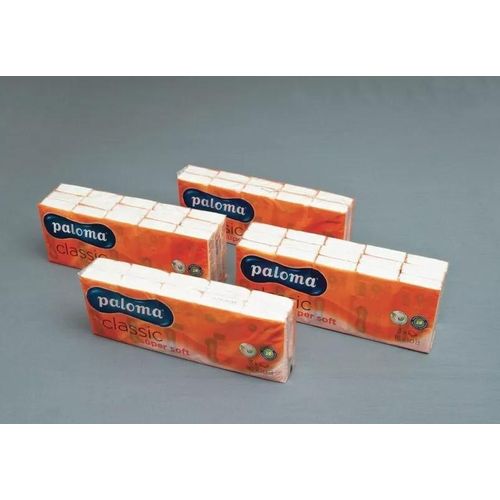 Paloma Pocket Tissues 3ply .3x10 Mini Packets X 2 Packs
