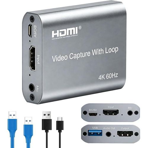 USB 3.0 HDMI 4k Video Capture card With Audio