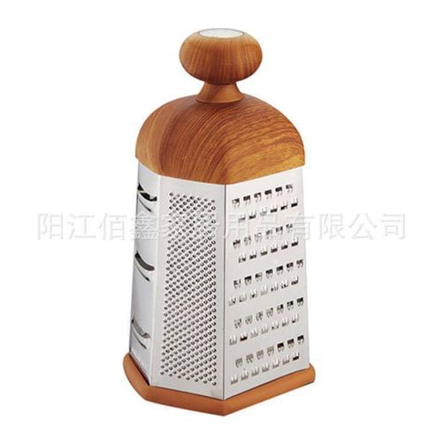 Multi-function 6 Sided Manual Grater With Good Grip Handle, Cheese Grater, Vegetable Fruit Cheese Grater