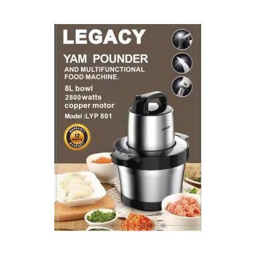 Yam Pounder And Multifunctional Food Machine 8.0L Bowl