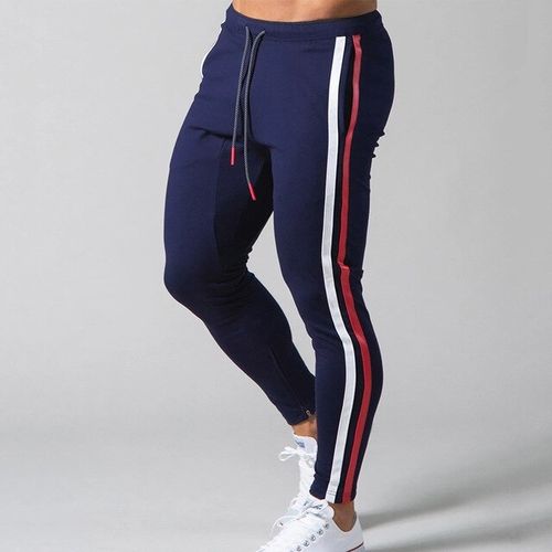 Mens Joggers Sweatpants Sportswear Gym Fitness Skinny Trousers Hip Hop Pants