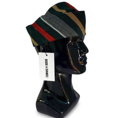 Men’s Ready-to-Wear Aso Oke Yoruba Cap by Bode Daniel