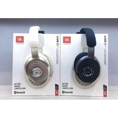 JBL Live 85NC Active Noise Cancelling Wireless Over-Ear Headphones (Black or White)