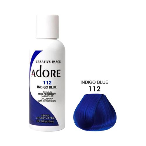 Indigo Blue 112 semi-permanent hair color