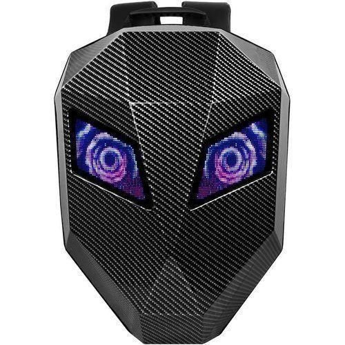 Black LED Backpack 19, Animated Digital Backpack with Programmable Moving Eyes, Perfect Tech Gear for Style and Fun APP CONTROL