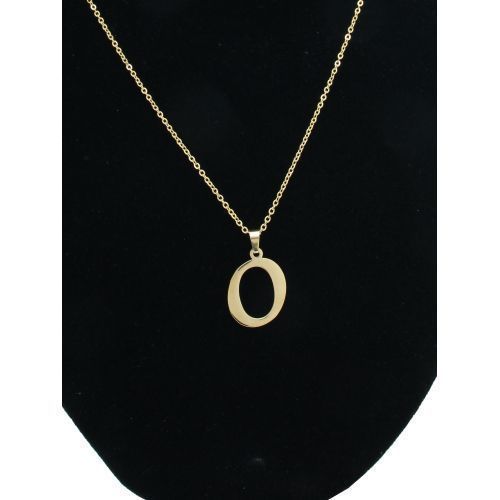 Letter O Pendant,and Necklace