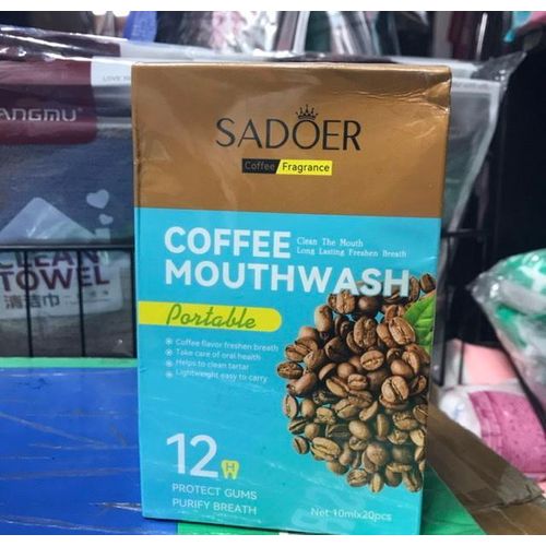 Sadoer sachet coffee mouthwash