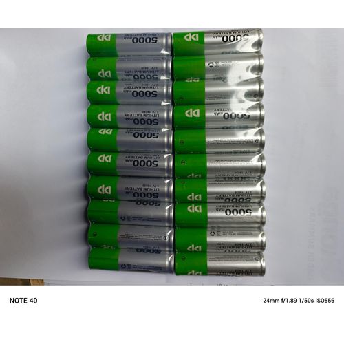 18650 5000mAh 3.7v Rechargeable Lithium-ion Battery - 10pieces