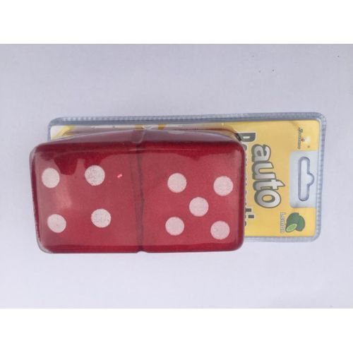 Dice Car Airfreshner Red Color