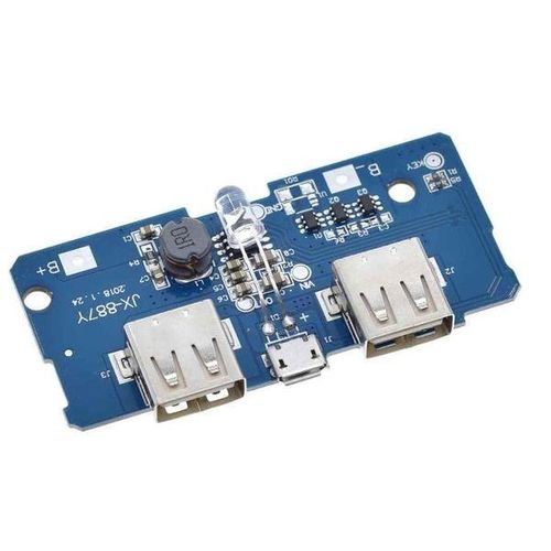 18650 5V 2A Power Bank Module Charging Circuit Board Power Supply Module 2A Dual USB Output