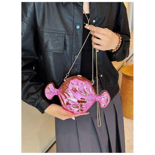 Luxury Quality Handbag Evening Purse For Ladies-pink