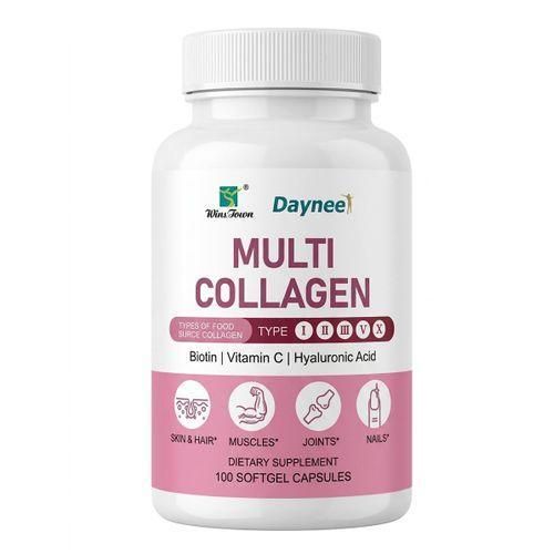 Daynee Multi Collagen Type 1, 2, 3, 4 & 5 - Biotin, Vitamin C & Hyaluronic Acid