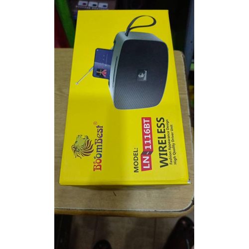 BoomBest Boombest LN-1116BT Portable Wireless Bluetooth Speaker With Radio Solar Torch