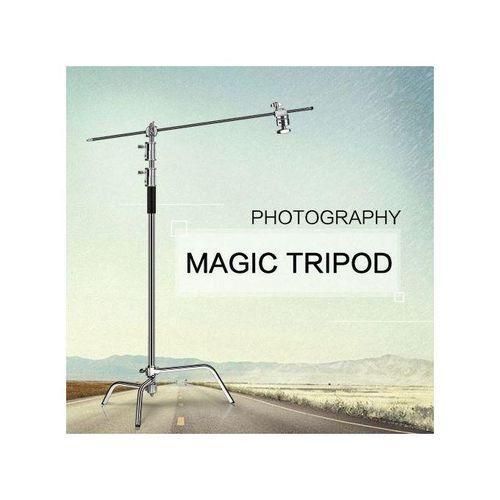 C Stand + Boom Arm Video Photo Studio Strobe Light Stand