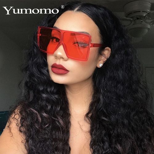 Ladies Sunglasses Retro Oversized Square Shaped Elegant