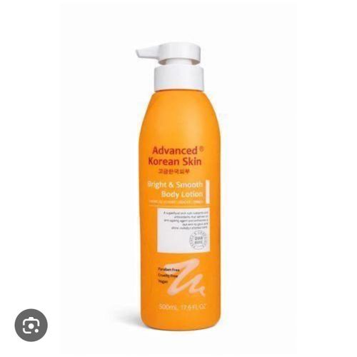 500ml pump bottle of Advanced Korean Skin Bright & Smooth Body Lotion
