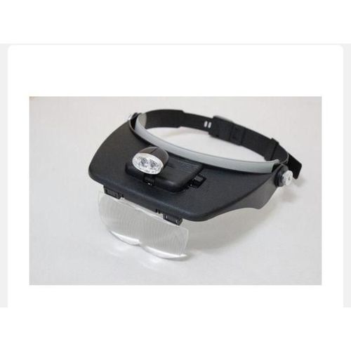 Light Head Magnifying Glass With Led Lamp