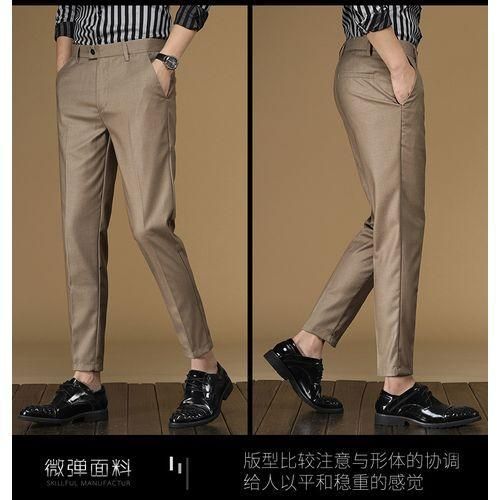 Corporate Suits Trousers For Men - Brown