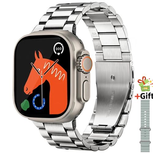Smartwatch Ultra 9 1:1 49mm Case Fitness 2.05'' HD NFC Smart Watch Heart Rate