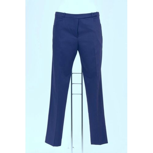 Ladies Cooperate Cigarette Trousers-BLUE