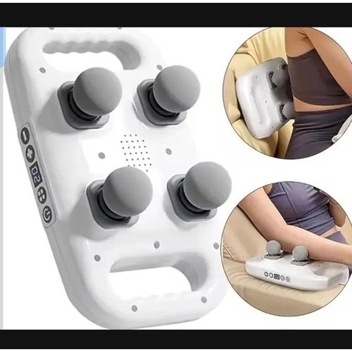 Fz-668 Four-Head Massage Gun Designed 4 Deep Tissue Muscle Relaxation