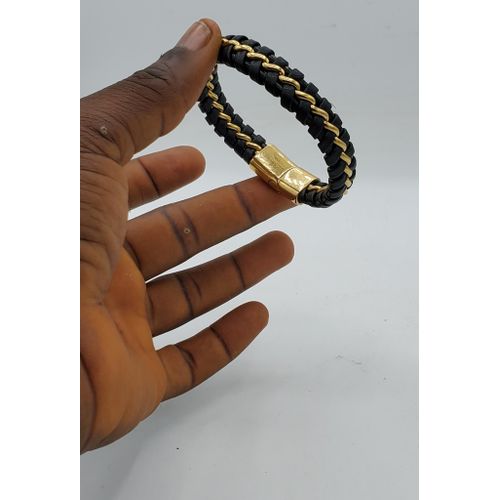 Classic Leather Unique Simple Men’s Leather Bracelet