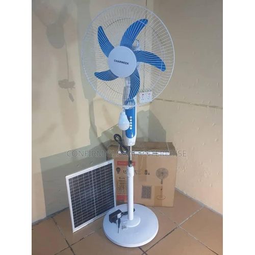 16 Inches Rechargeable AC/DC Standing Fan with Battery Backup