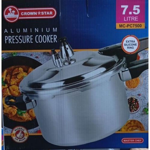 7.5 Liters Pressure Cooker (pot) with extra silicone ring