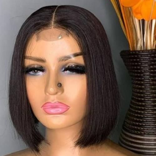 Trendy Bob Hair Wig With Part Closure -1b