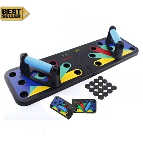 Foldable Workout Push Up Fitness Board - 9 IN 1