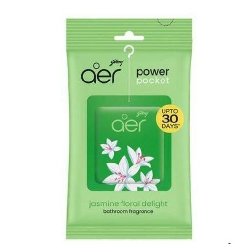 Godrej+3-in-1 Aer Power Pocket Bathroom Fragrance (Air Freshener)-jasmine floral delight