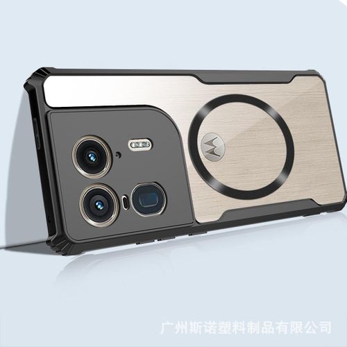 Clear Acrylic Wireless Charging Magnetic Case for Motorola Edge 50 Ultra