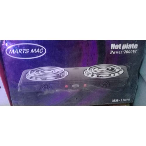 Marts Mac (2000W) 2-Face Fast Cooking Electric Hot Plate (Model: MM-11078).