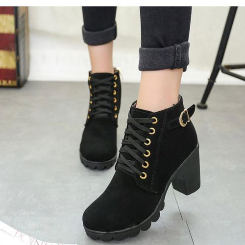 Sexy High Heel party chunky Martin Boots