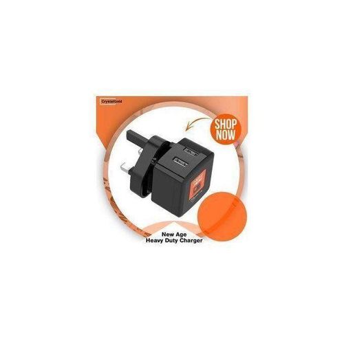 Heavy Duty Charger – Dual USB Super Fast Phone Charger + micro USB cable