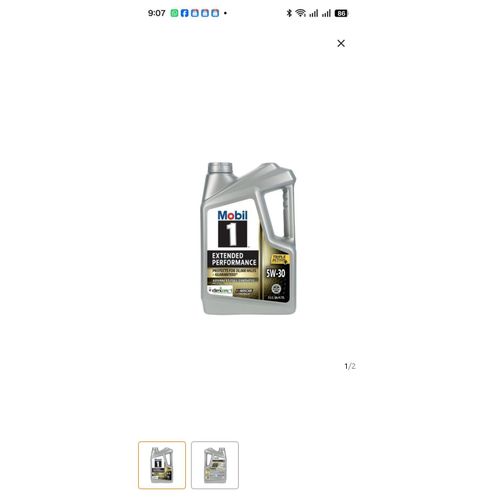 Mobìl 1 5W-30 full synthetic motor oil 5 liters