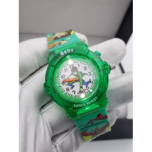 3D Carton Character Led Unisex Kids Wristwatch