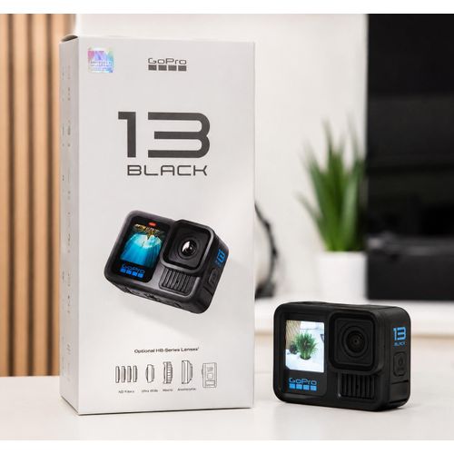 Advanced GoPro HERO13 Black Waterproof 5.3K Ultra HD Action Camera With HyperSmooth 6.0, Wi-Fi, Bluetooth & Touchscreen