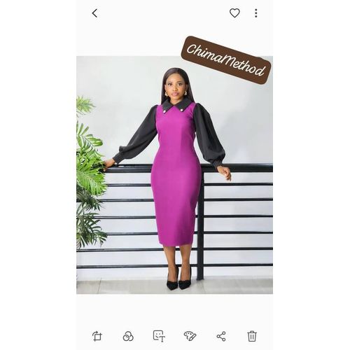 Fashionable Ladies Cooperate Gown