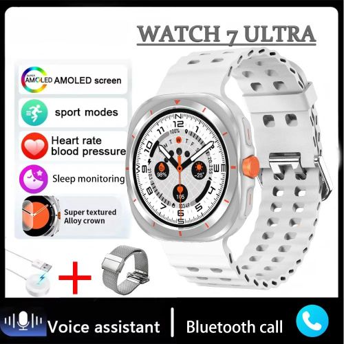 Watch 7 Ultra Smart Watch Bluetooth Talk HD AMOLED Screen Fitness Tracker Smart Watch